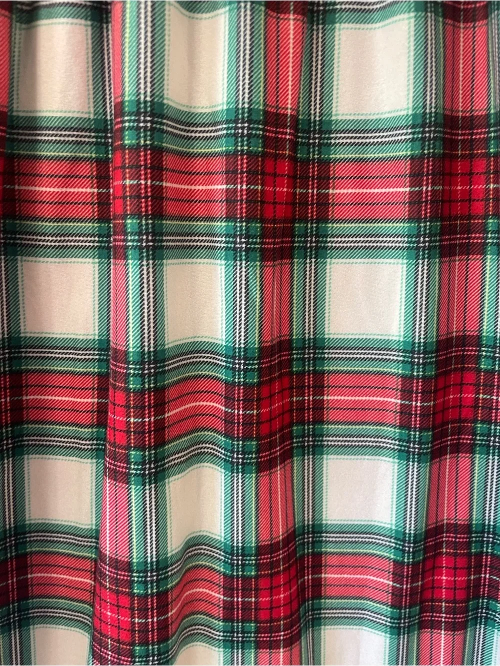 Holiday Lane Girls' Red & Green Plaid Long-Sleeve Nightgown